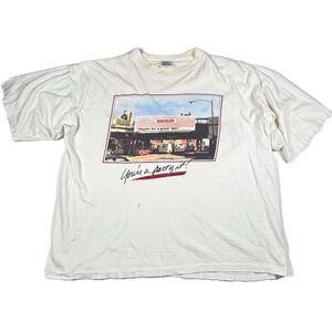 Montgomery Ward 'Thanks for a great '90! Graphic T Shirt Men’s Size Large